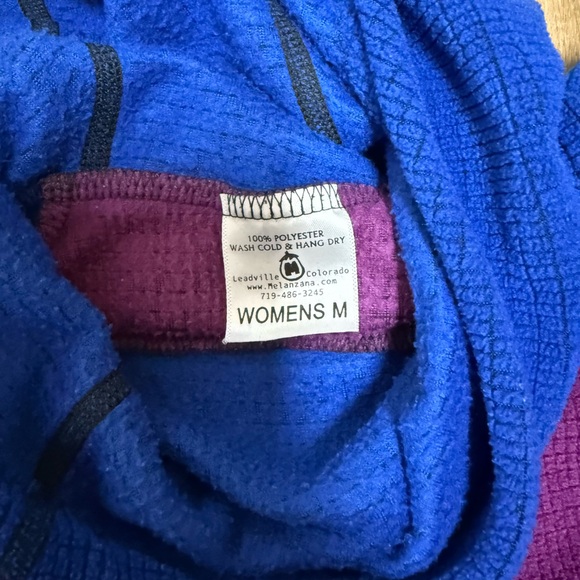 Melanzana Blue and Purple Women's Hoodie Leadville CO - Picture 4 of 4